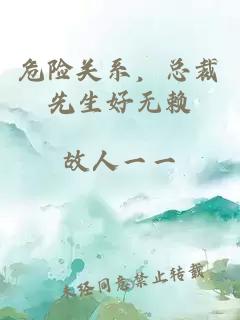 危险关系,总裁先生好无赖