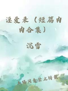 淫爱录(短篇肉肉合集)