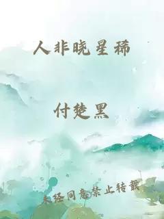 人非晓星稀